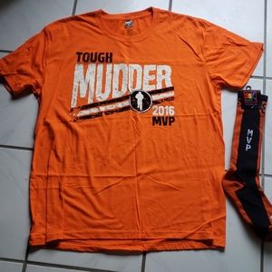Retired brand new "Tough Mudder" shirt socks